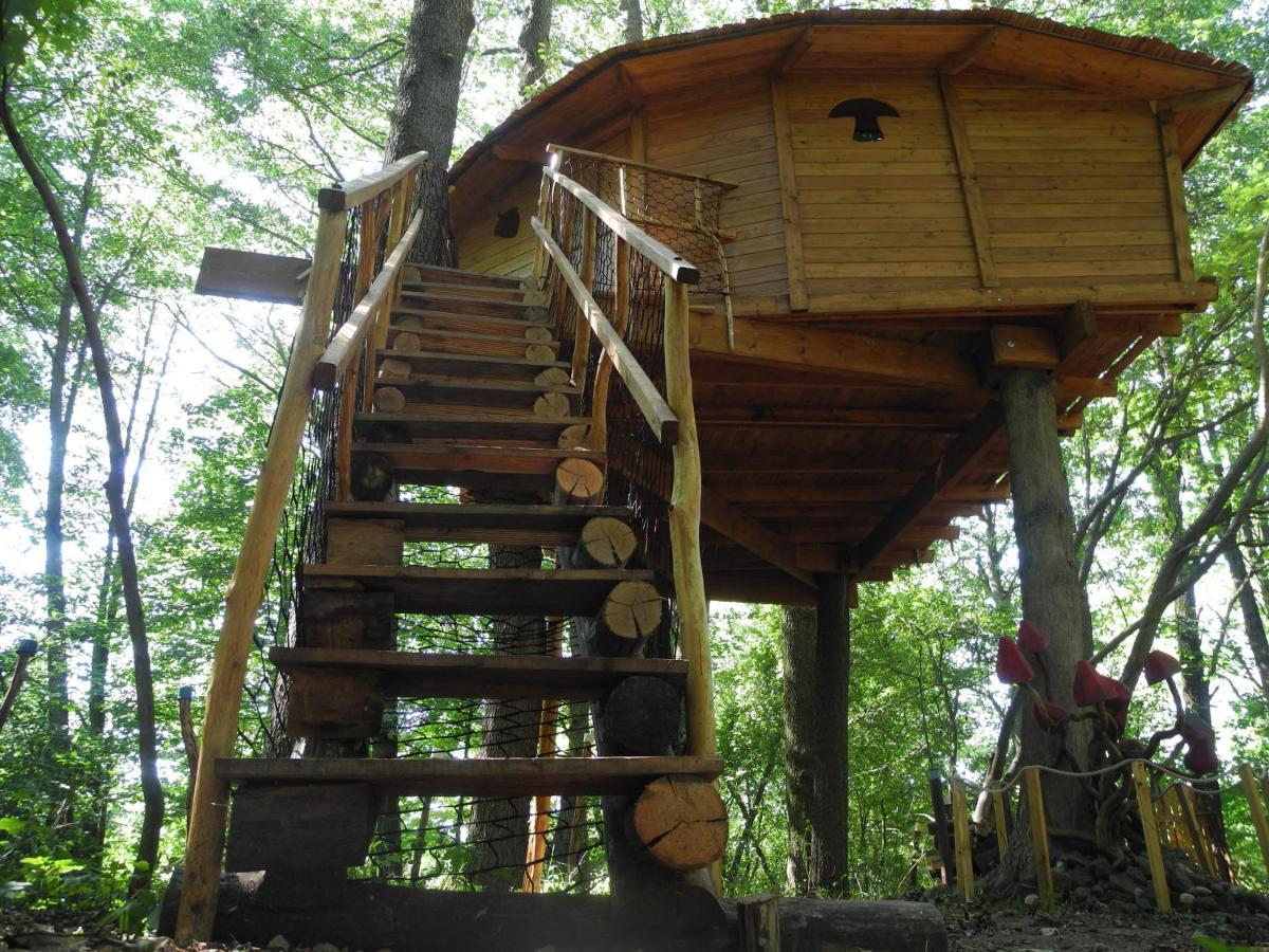 Вилла Treehouse V Brdech Bohutin  Экстерьер фото